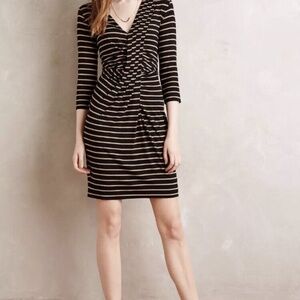 Anthropologie Bailey 44 black and tan dress